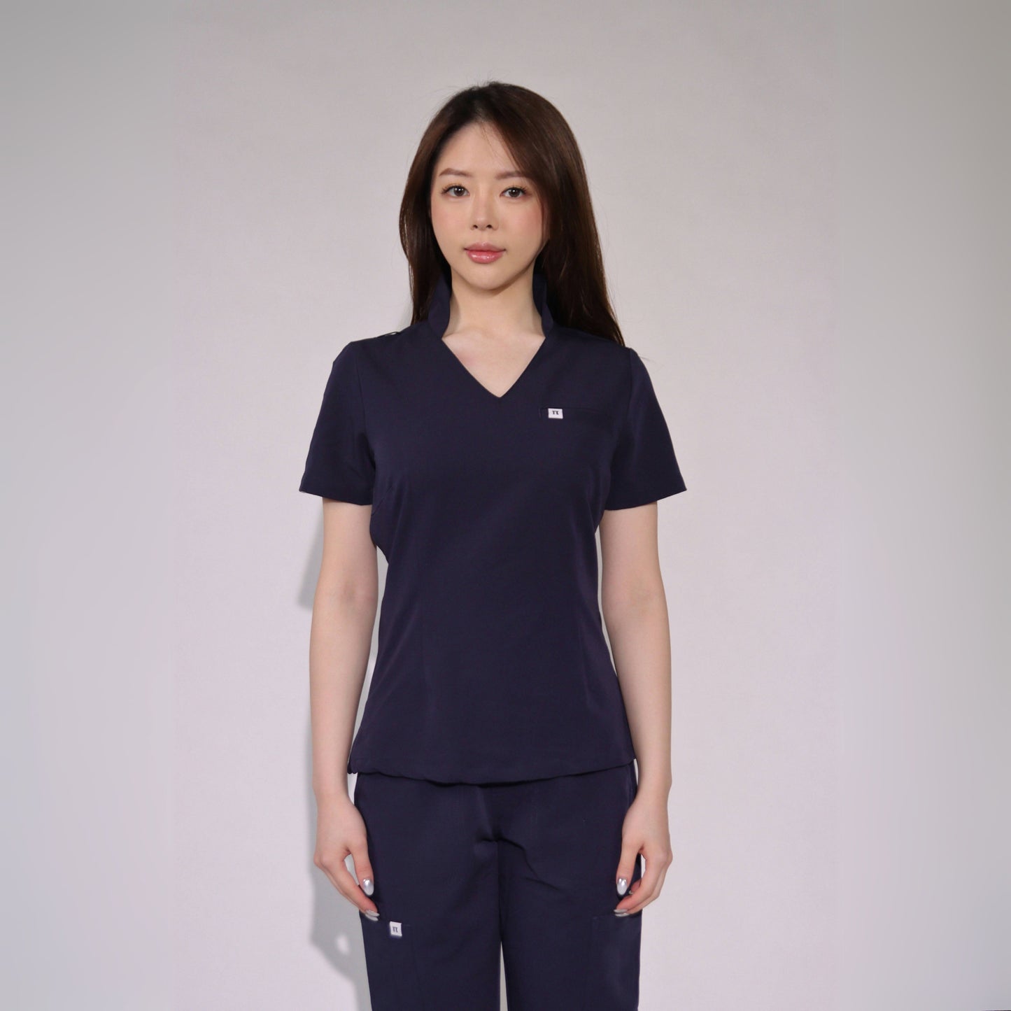 Venus Slim Fit Collared Scrub Top